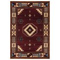 United Weavers Of America United Weavers of America 2055 40334 24 Cottage Pelican Park Burgundy Accent Rectangle Rug; 1 ft. 10 in. x 2 ft. 8 in. 2055 40334 24